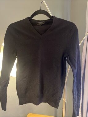 Express  V-Neck Sweater in Black